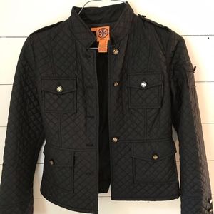 Tory Burch Black Quilted Jacket